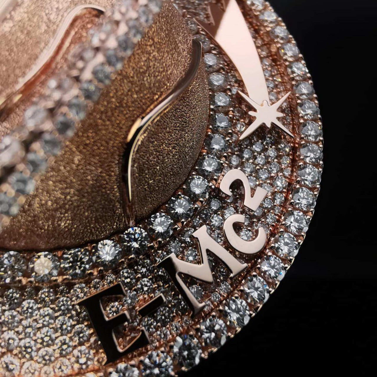 Loket Hip-hop Globe 3D Besar, Perak Sterling Bertatah Penuh dengan Berlian, Aksesori Rantai Fesyen untuk Lelaki Bergaya Eropah dan Amerika