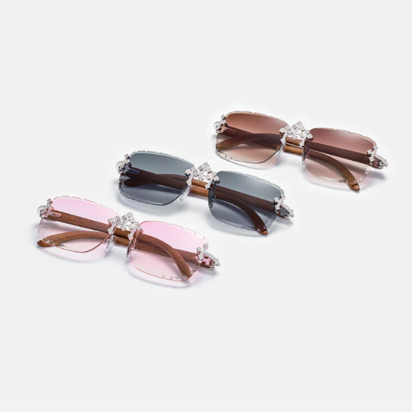 Fleuree Moissanite Sunglasses In White Gold