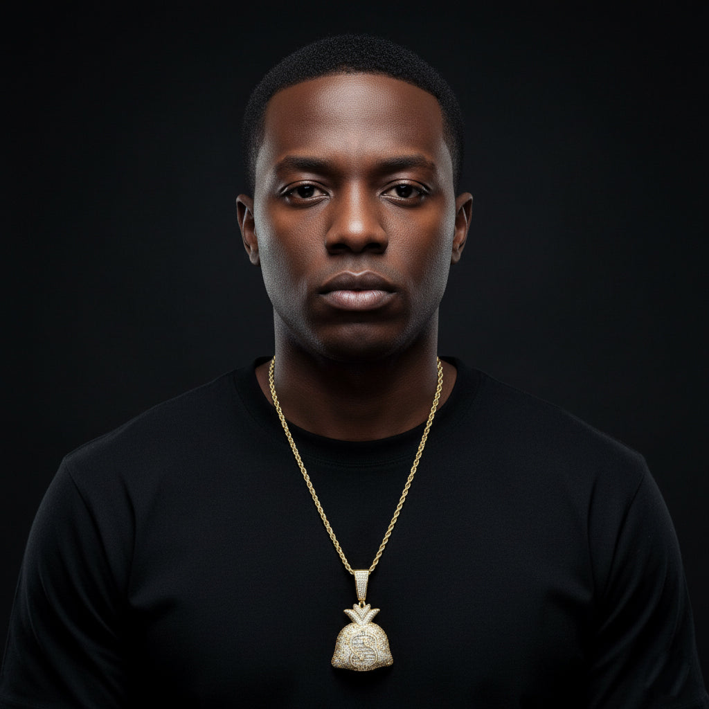 Dollar Bag Hip-Hop Street Style Pendant for Men【A44】