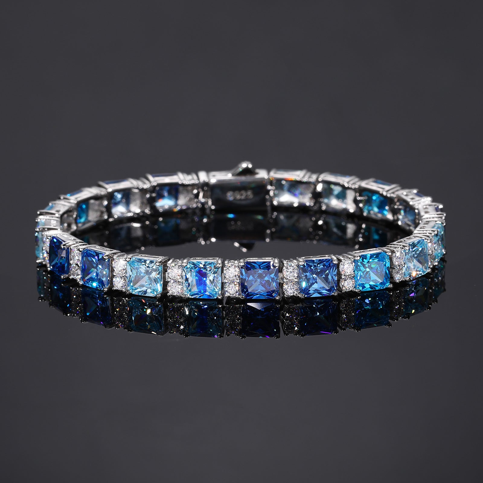 S925 silver moissanite tennis bracelet