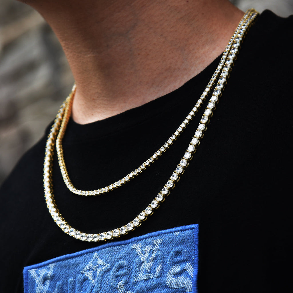5mm + 3mm Tennis Chain Set - 5A CZ