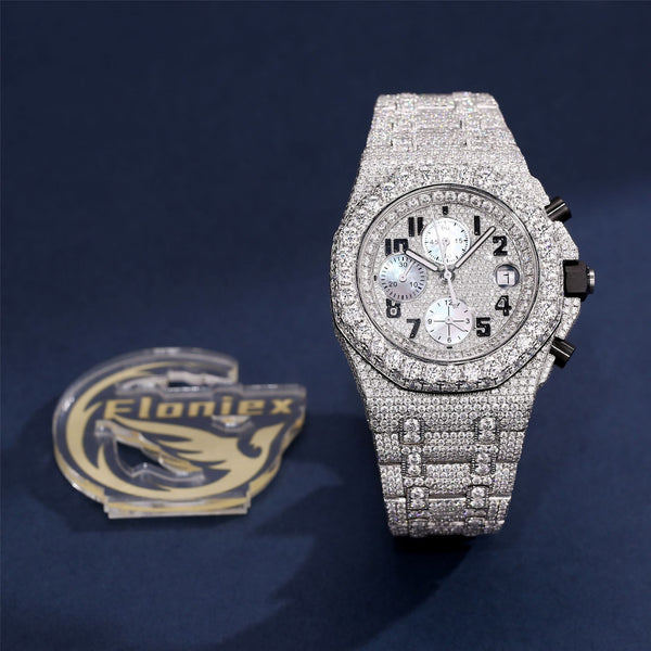 The all-diamond moissanite shines with a dazzling brilliance like starlight. With customized services, it can be crafted according to your wishes, and its high-quality craftsmanship makes the unique charm shine just for you