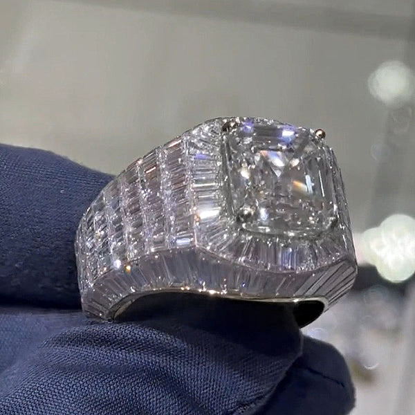 Moissanite Layered Diamond Ring