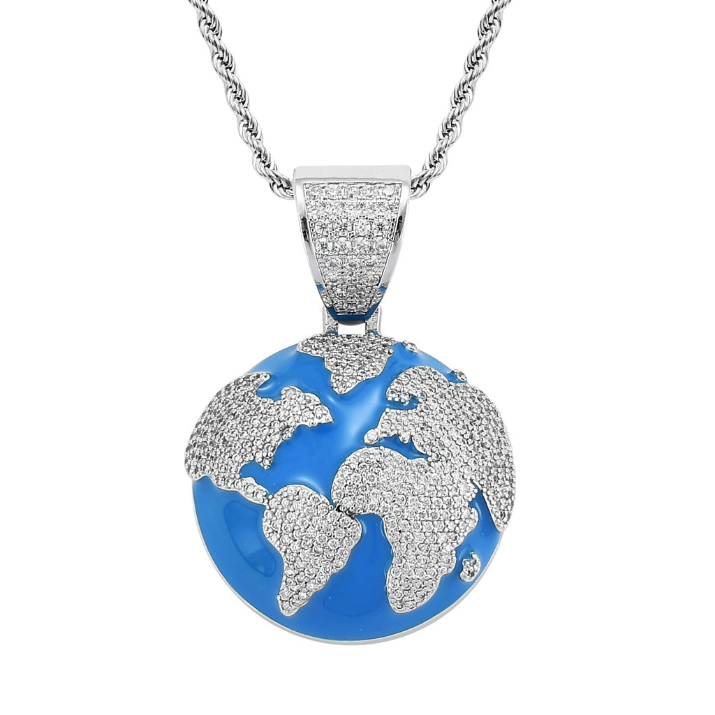 Blue Earth Hip Hop Pendant