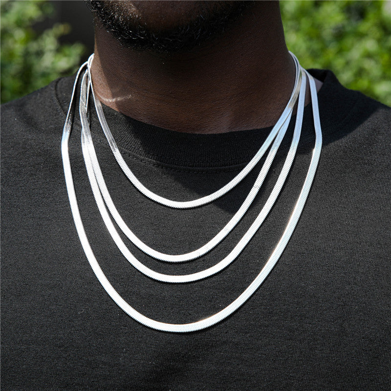 3mm-5mm snake bone blade chain