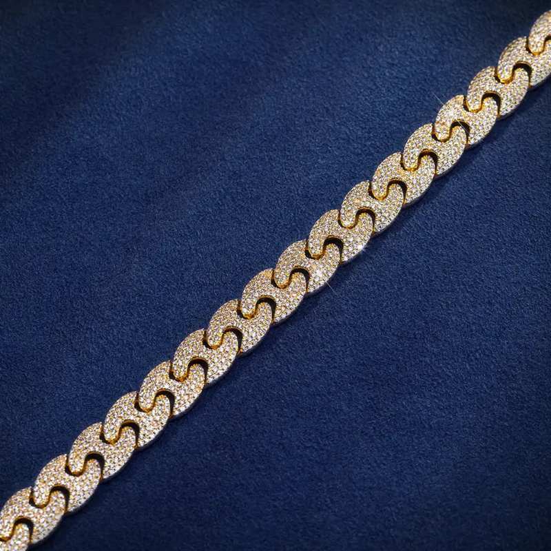 12MM Iced Out Cuban Link Chain