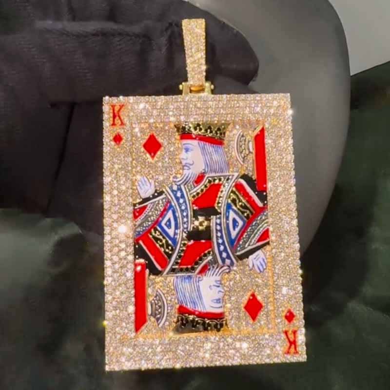 Hip Hop | "King" Iced out Pendant