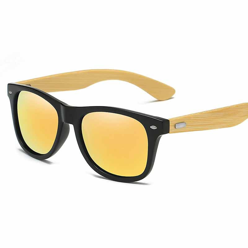 Vintage Bamboo Temples Polarized Sunglasses