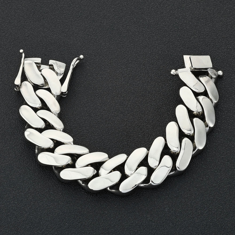 30mm/40mm Classic Glossy Cuban Bracelet