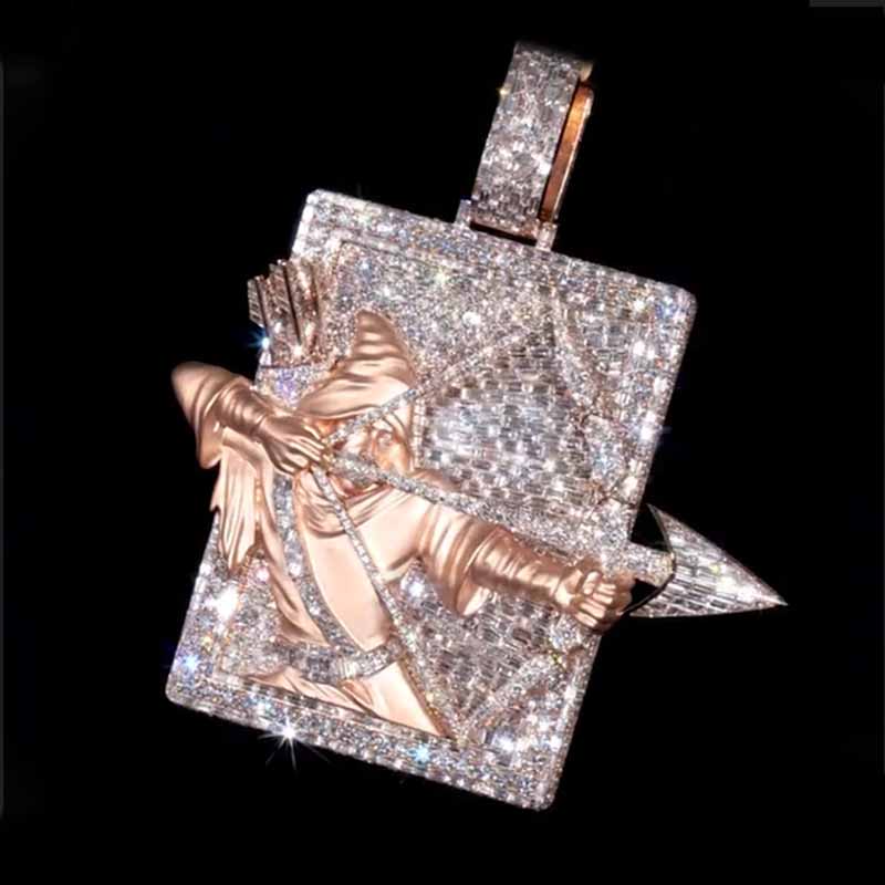 S925 Moissanite Assassin Pendant Set