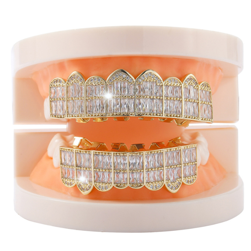 Moissanite Hip Hop Iced Out Grillz