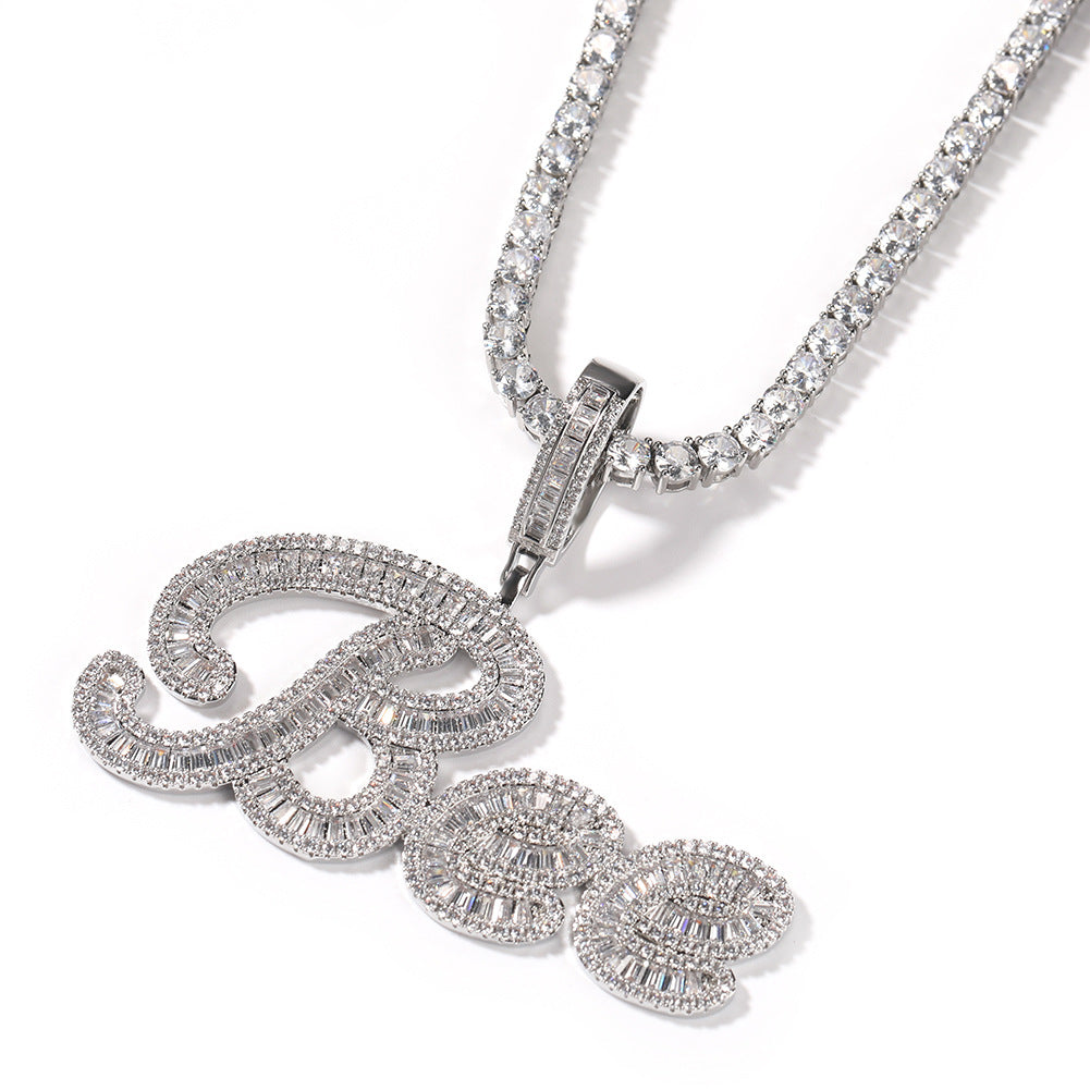 Customized Letters DIY Splicing Pendant