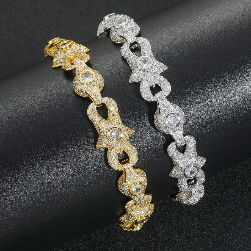 10mm Moissanite Creative Star Eye Cuban Chain