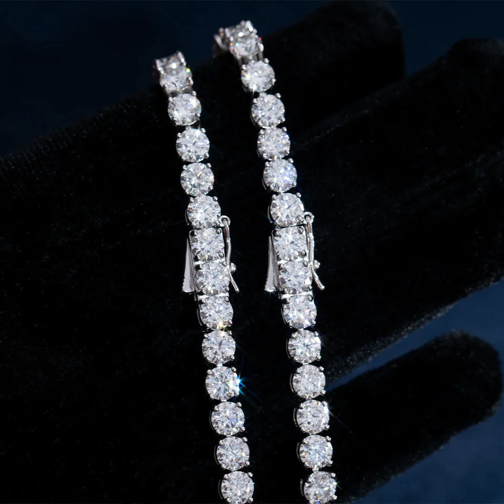 S925 Moissanite Tennis Bracelet For Men