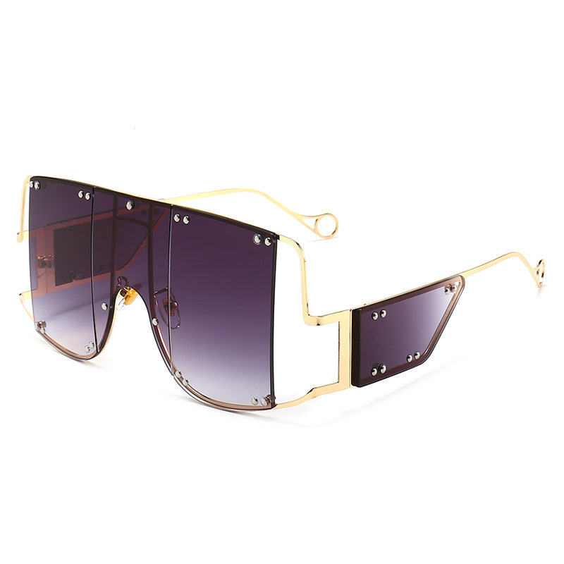 Techno-rimless Sunglasses