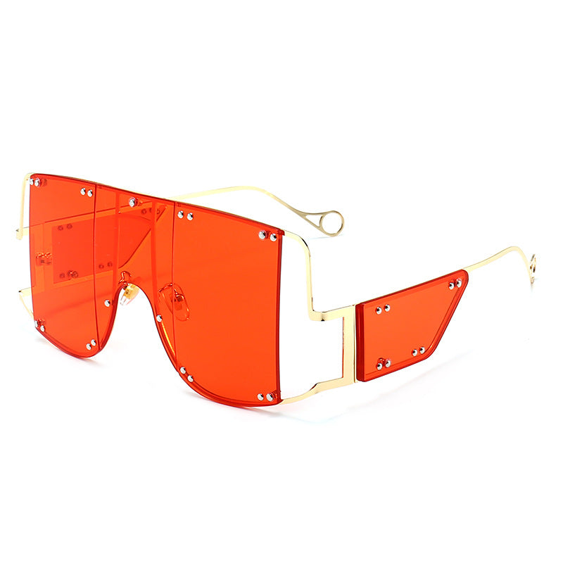 Techno-rimless Sunglasses