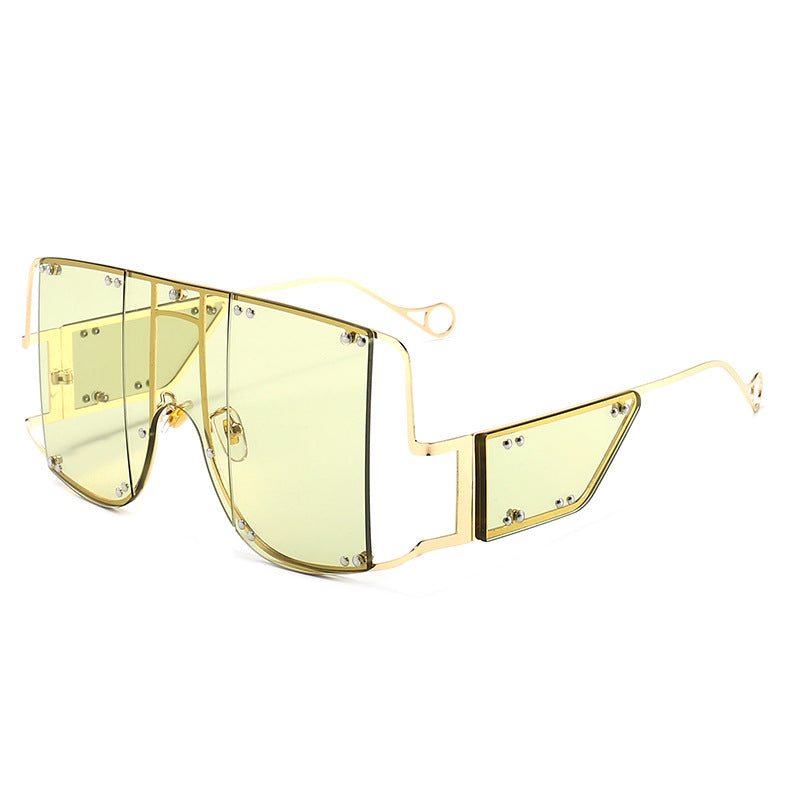 Techno-rimless Sunglasses