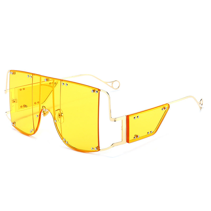 Techno-rimless Sunglasses