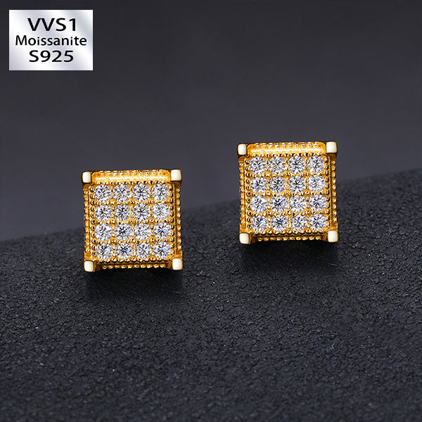 S925 & VVS Moissanite 1.2mm Earrings