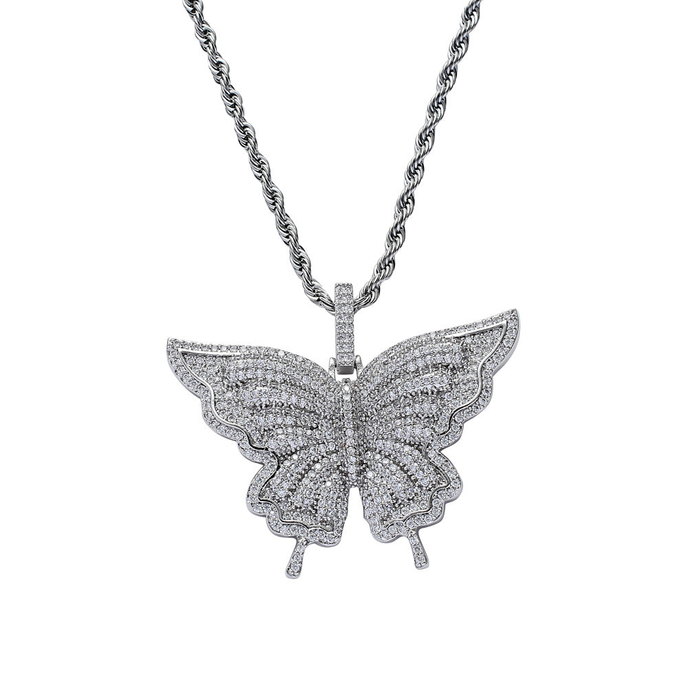 Butterfly Design Pendant Necklace