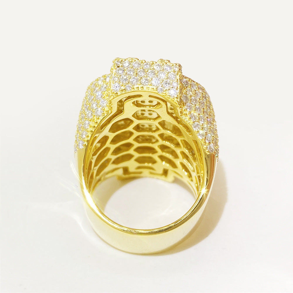 Moissanite Dollar Ring