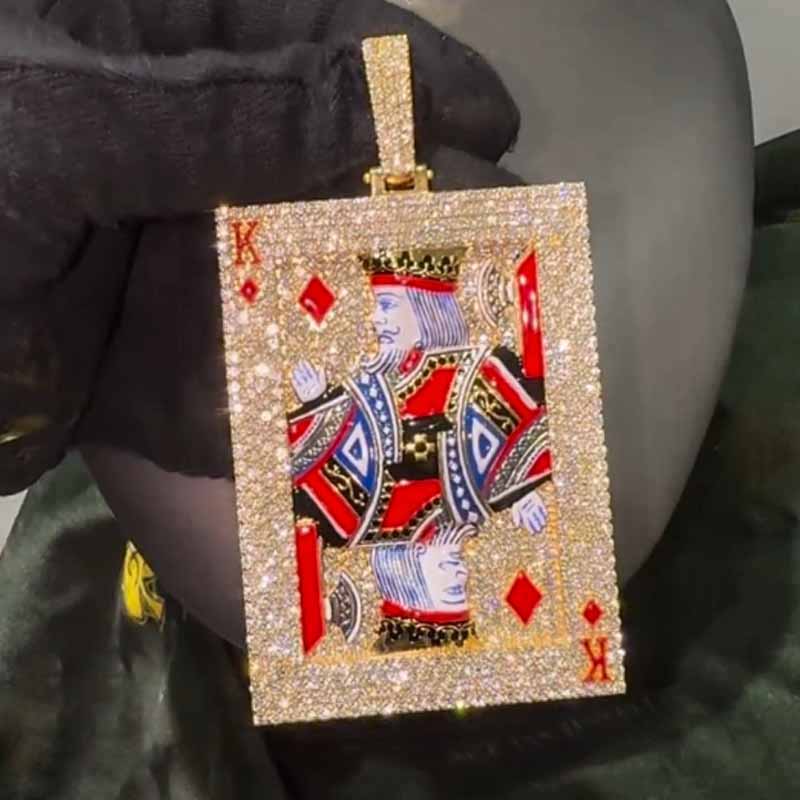 Hip Hop | "King" Iced out Pendant