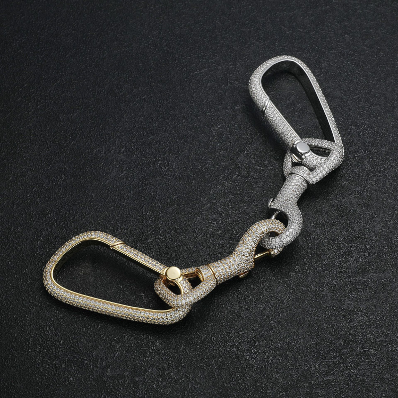 Moissanite Hip-Hop Creative Keychain