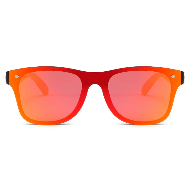 Classic Bamboo Temples Wayfarer Sunglasses