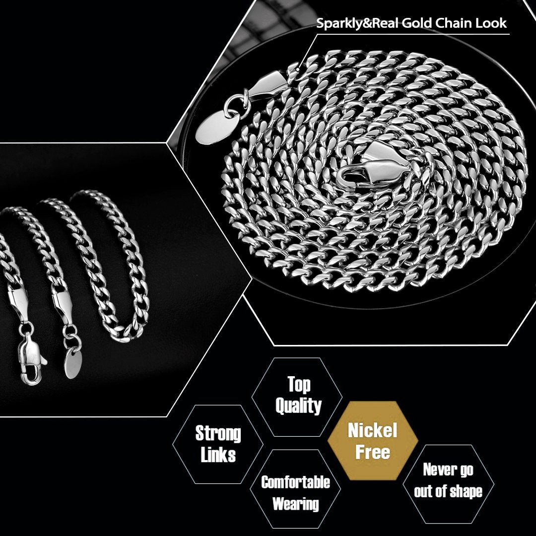 4mm Miami Cuban Link Chain