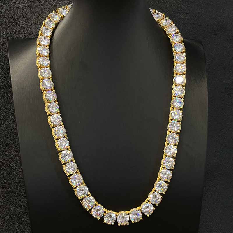 10mm Diamond Design Tennis Bracelet