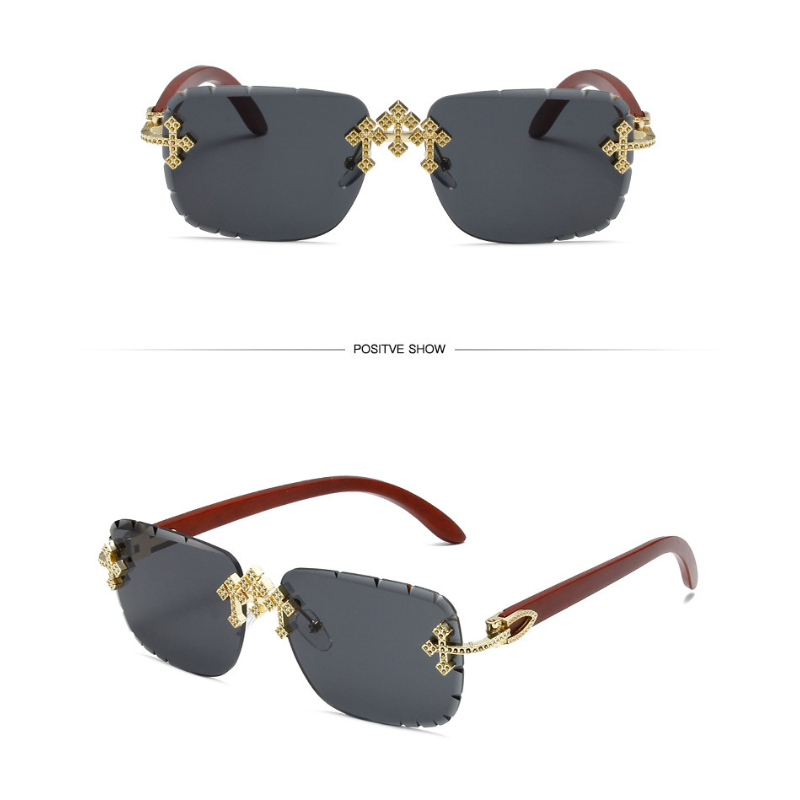 Fashionable Patterned Frameless Sunglasses