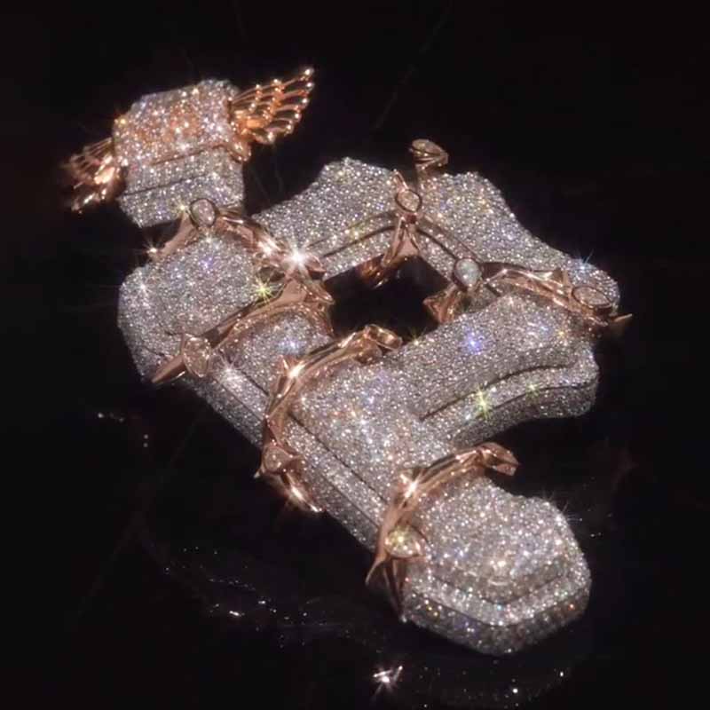 Street Style | 925S Vine Letter P Pendant