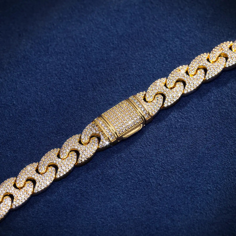 12MM Iced Out Cuban Link Chain