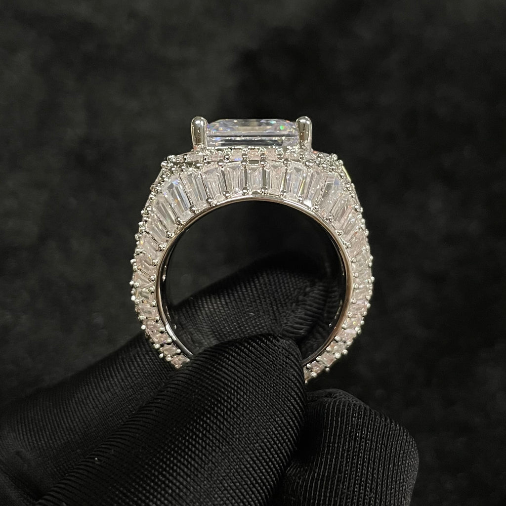 Moissanite Layered Diamond Ring