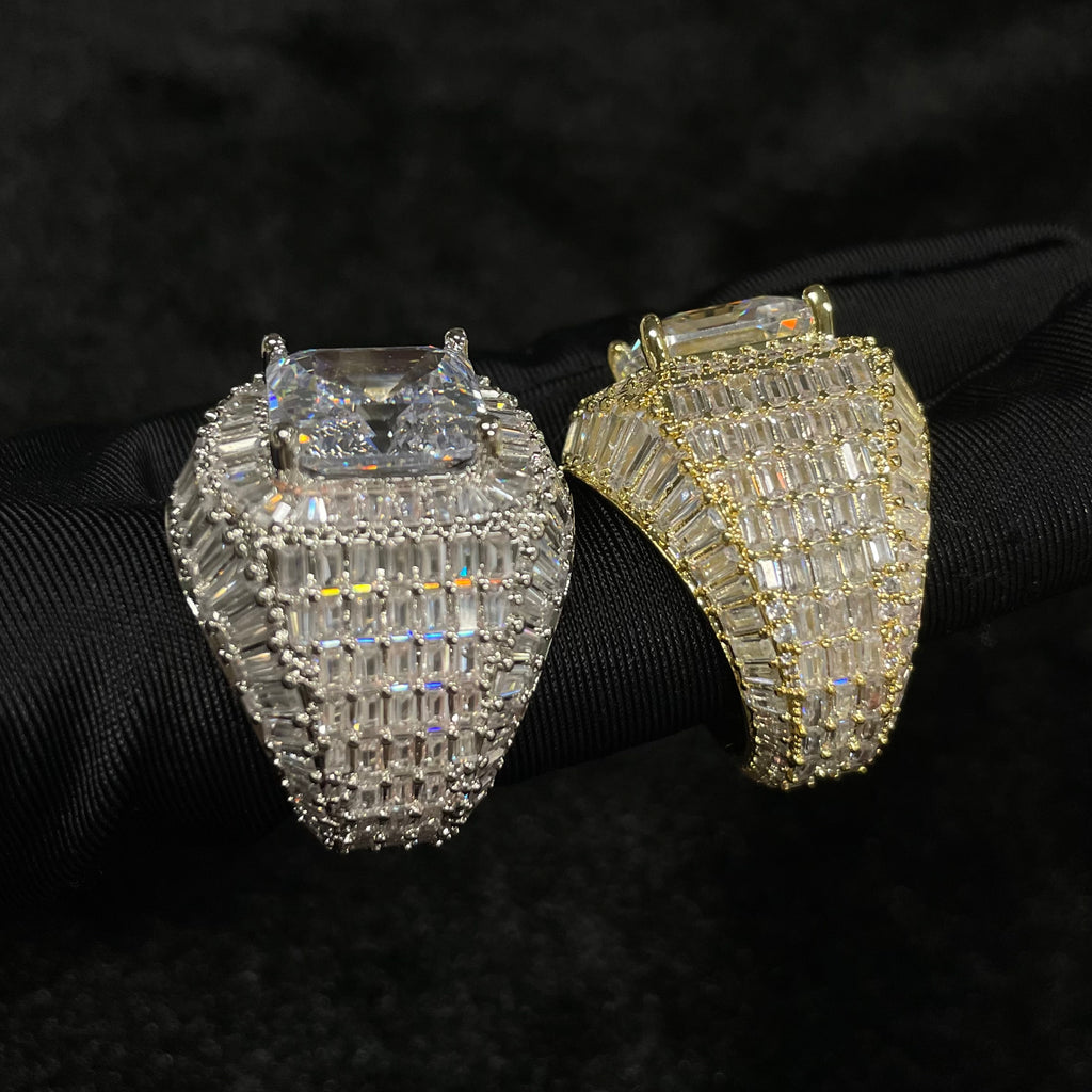 Moissanite Layered Diamond Ring