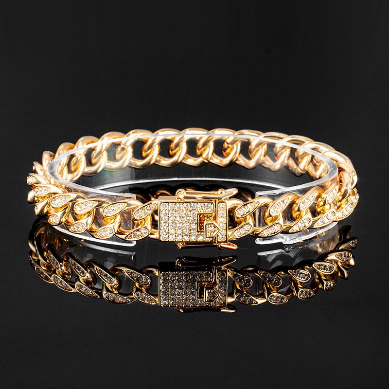 10mm Tear Drop Miami Cuban Bracelet