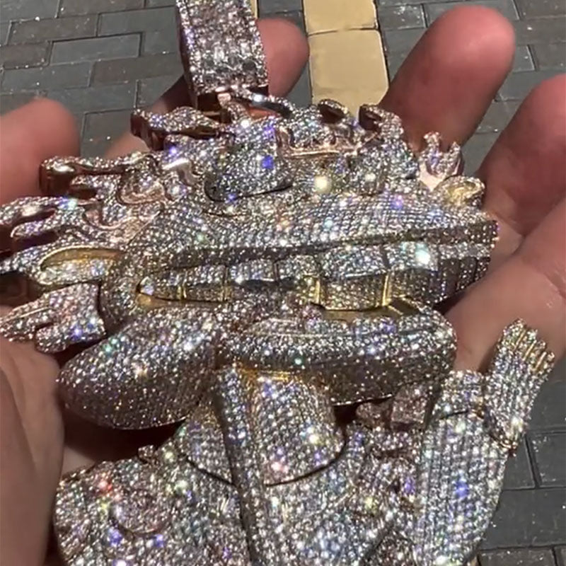 Moissanite Vivid Art Boy Pendant