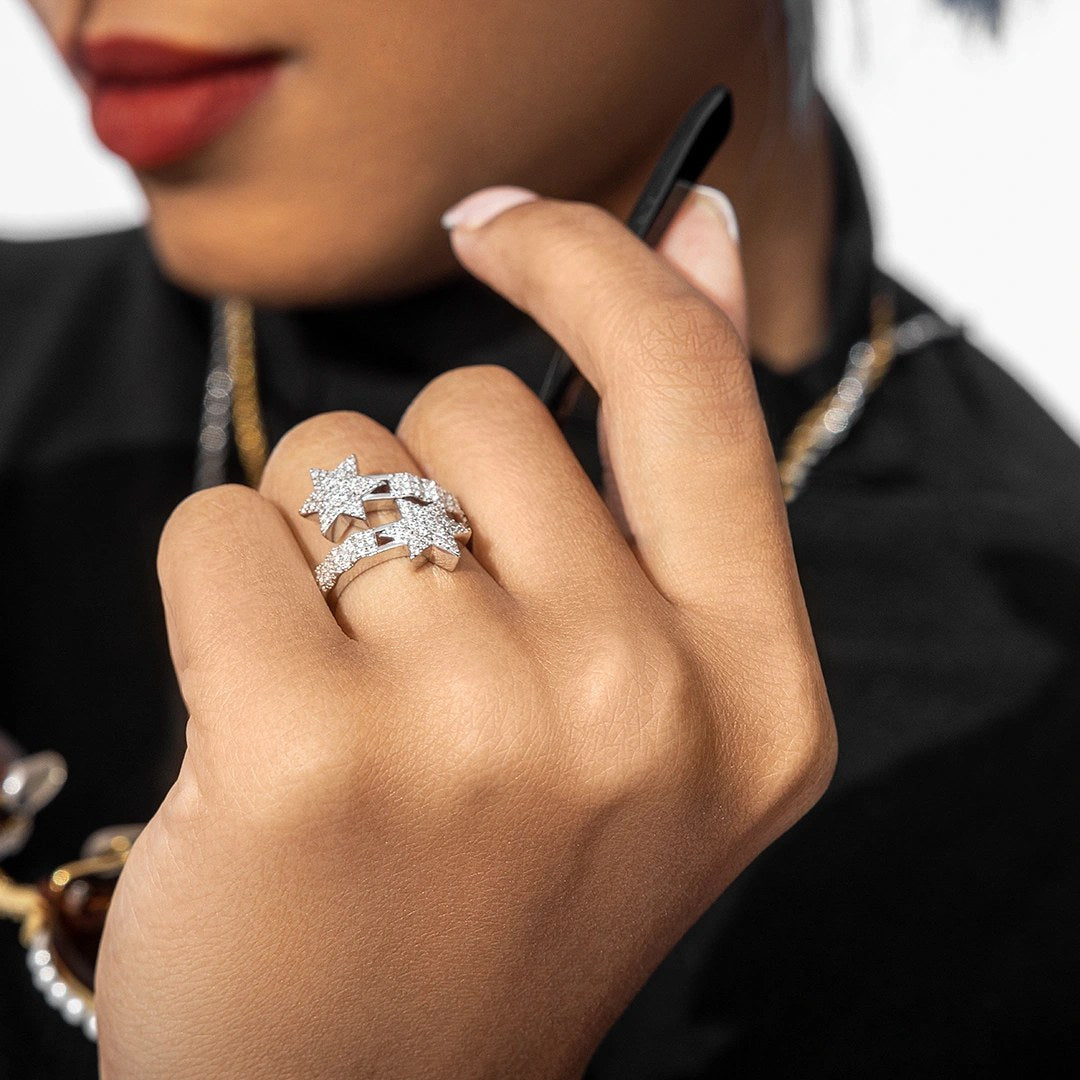 S925  Pentagram Ring