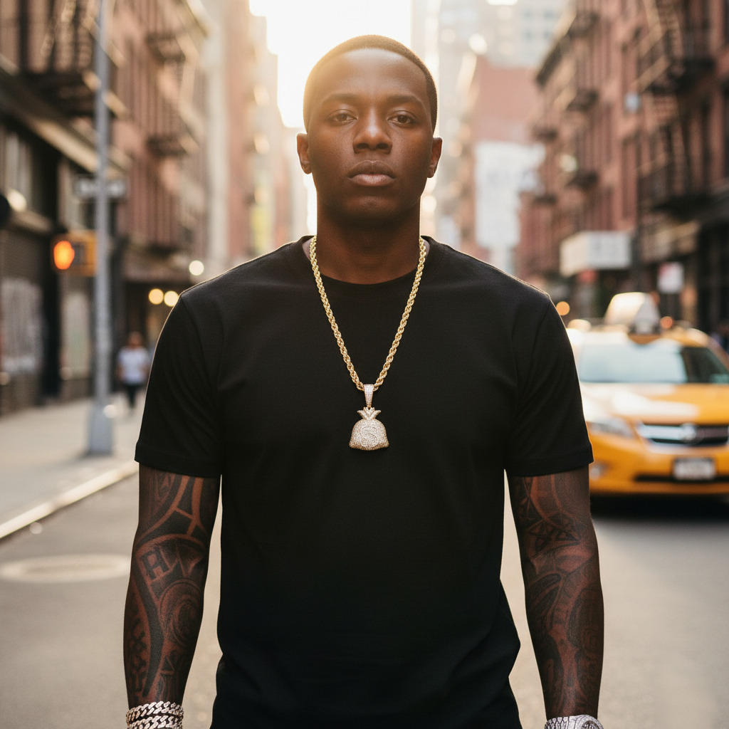 Dollar Bag Hip-Hop Street Style Pendant for Men【A44】