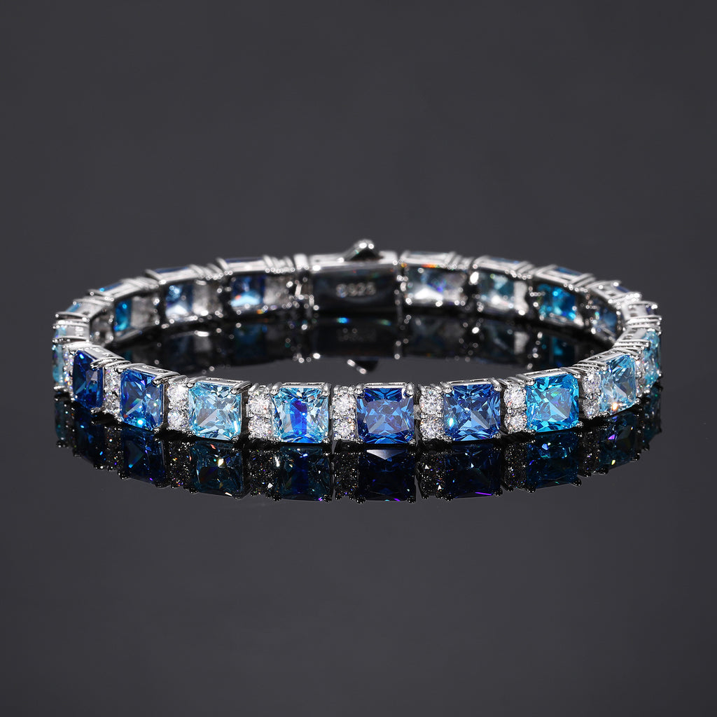 S925 silver moissanite tennis bracelet