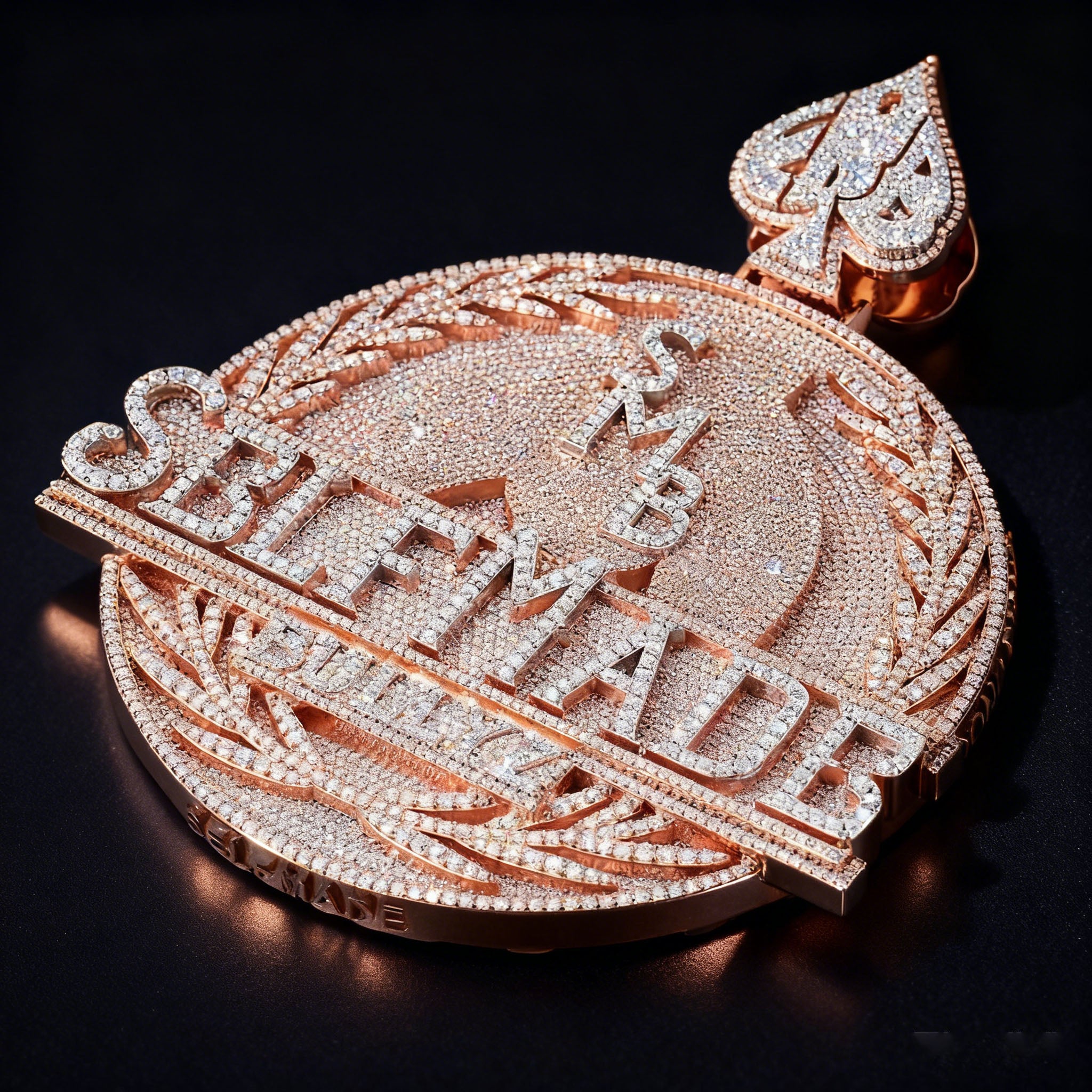 Hip Hop | "Self Made" Spade Pendant