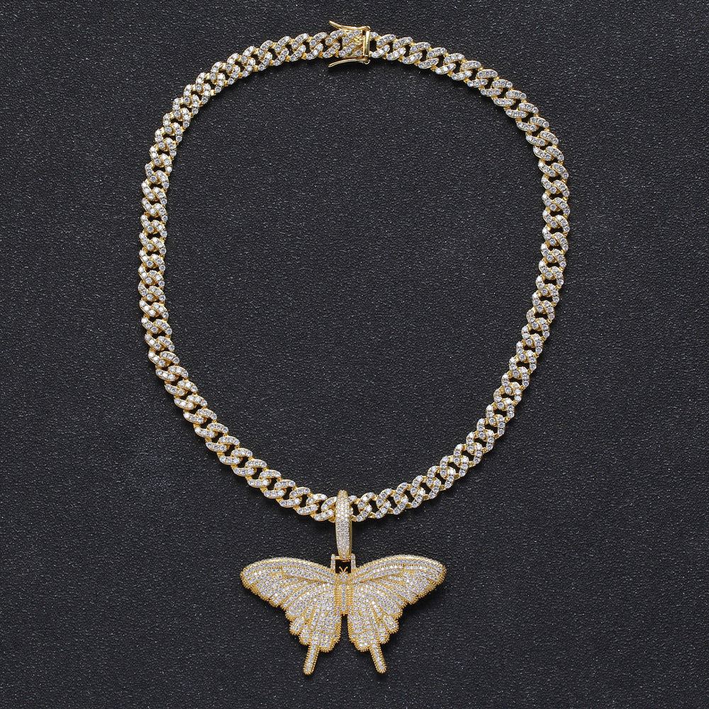 8mm Butterfly Cuban Chain