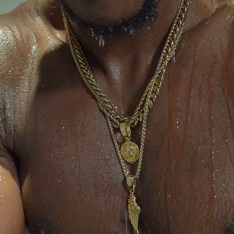 3mm 18K Gold Finish Rope Chain