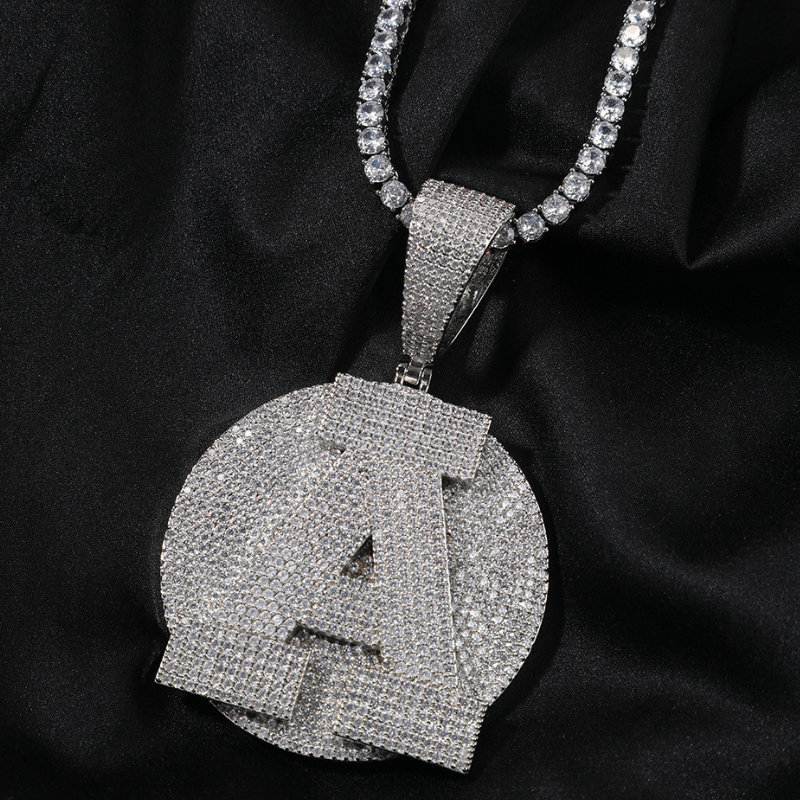 Custom |Choose Your "A-Z"  Large Letter Pendant