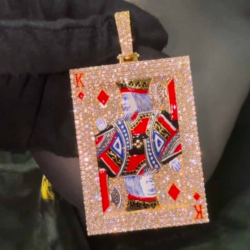 Hip Hop | "King" Iced out Pendant