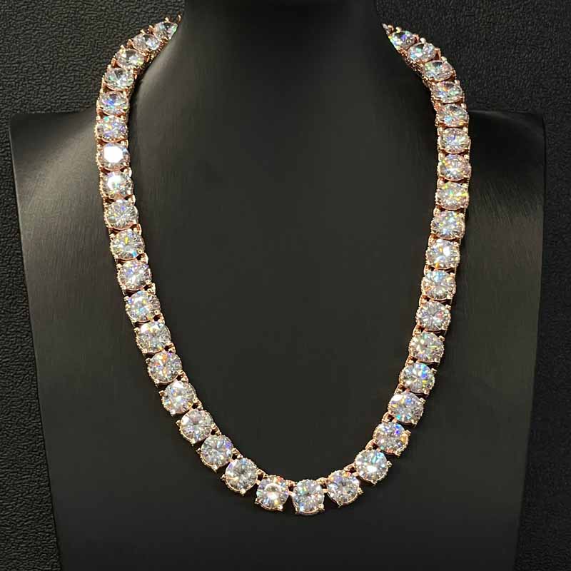 10mm Diamond Design Tennis Chain