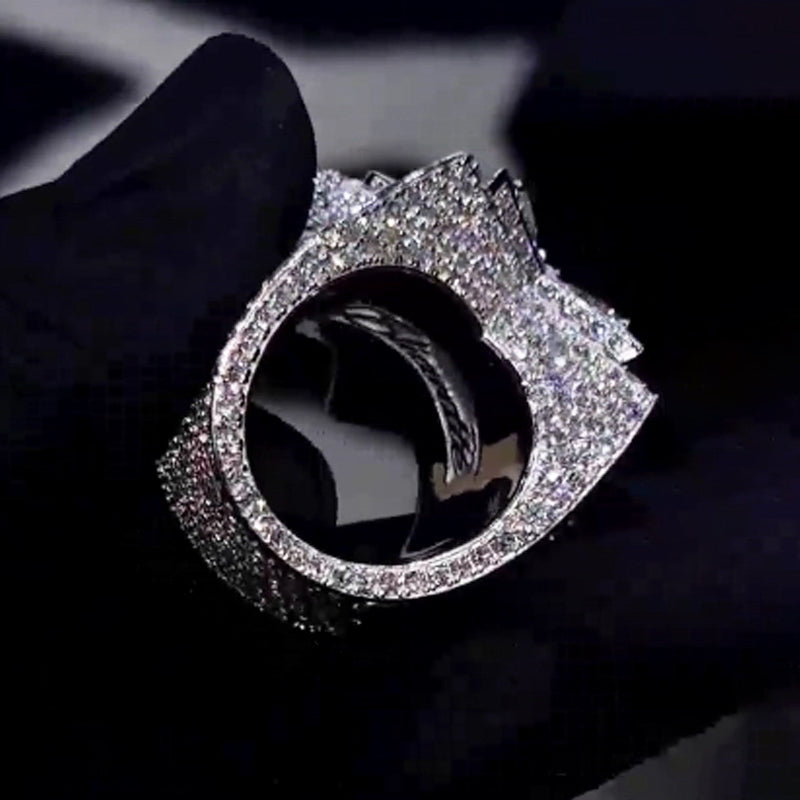 Moissanite Pentagram Star Ring