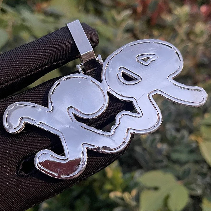 Moissanite Elegant Lettering Custom Pendant