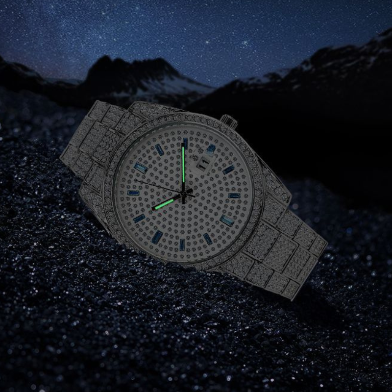 Moissanite Classic Full Diamond Watch