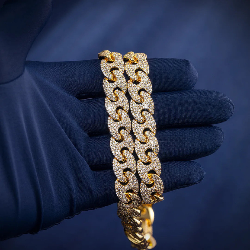 12MM Iced Out Cuban Link Chain